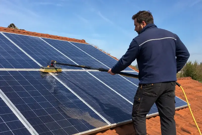 Nettoyage et entretien de panneaux solaires à Maillane