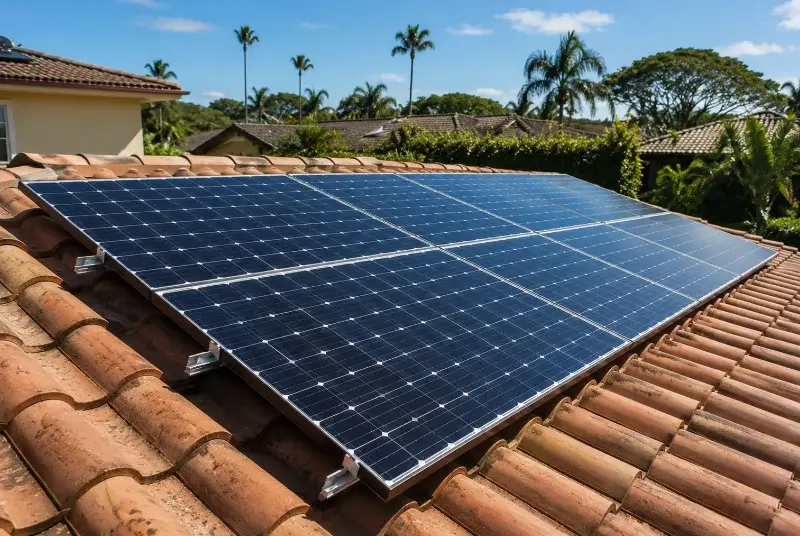 Installation de panneaux solaires à Maillane