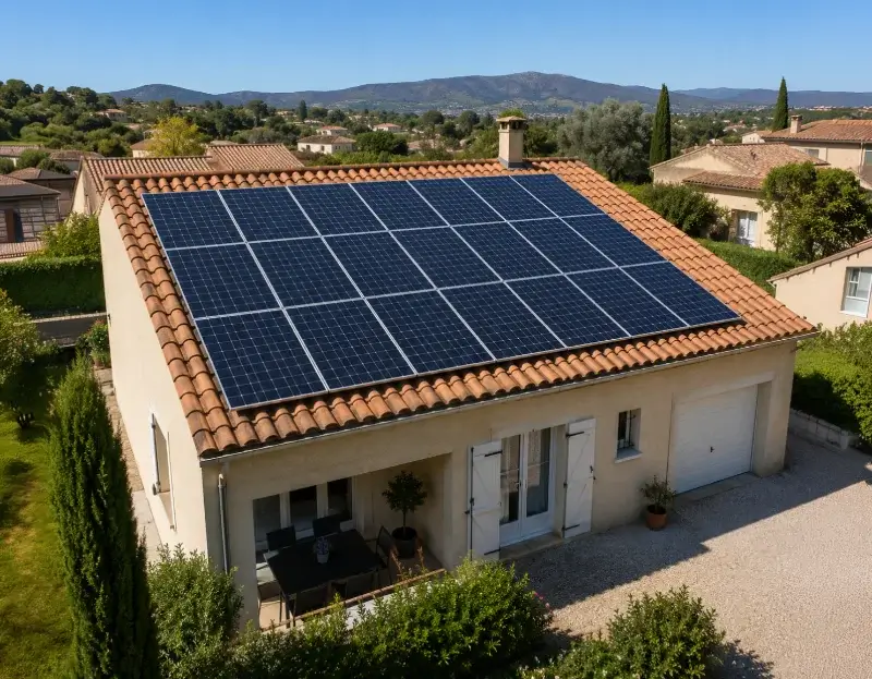 Prime à l'autoconsommation panneaux solaires Maillane — aide financière de l'État